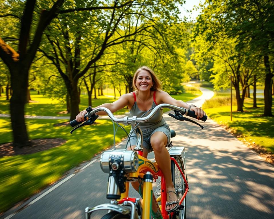 Wat doet een duo-fiets met contact en plezier?