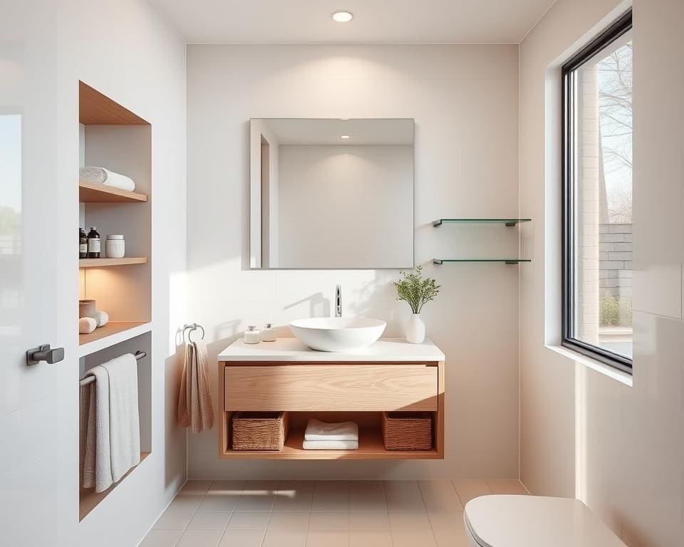 Wat zijn slimme keuzes voor een kleine badkamer?