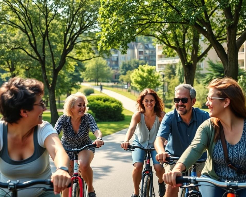 positieve effecten van fietsen op interactie