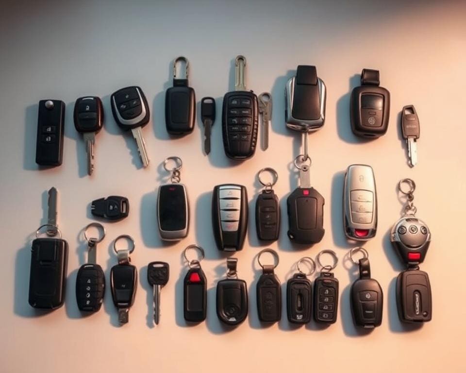 soorten autosleutels