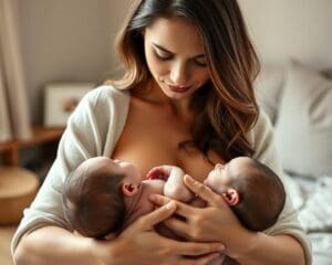 Wat als er in het begin geen melk vrijkomt?