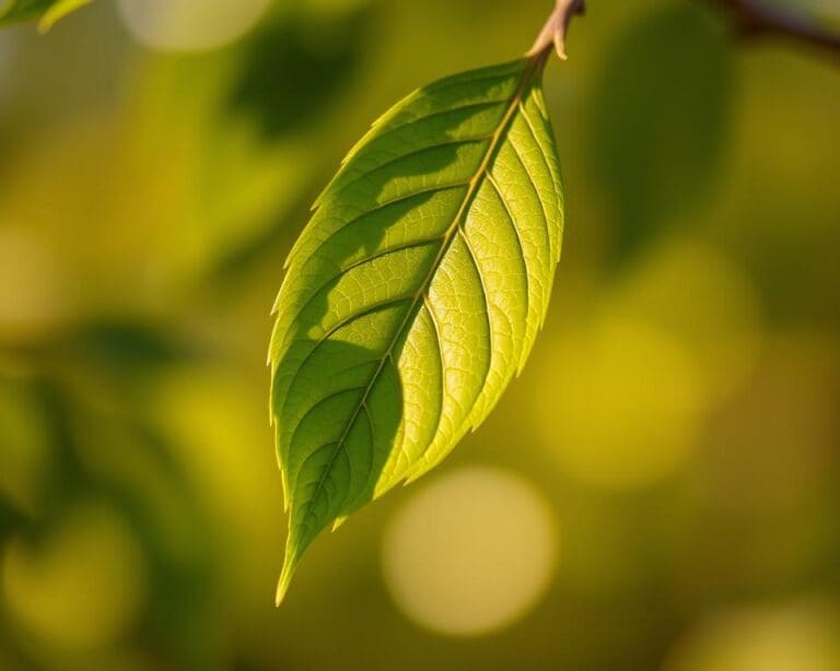 Welk blad hoort bij een tamme kastanje?