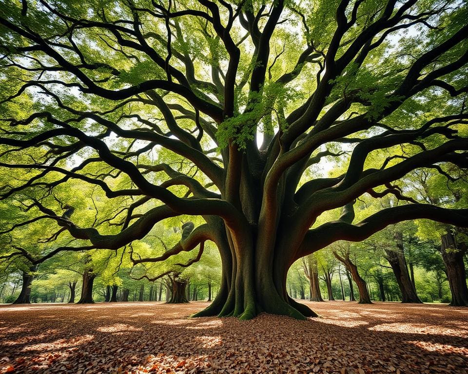 Welke boomsoort gedijt op kalkrijke grond?