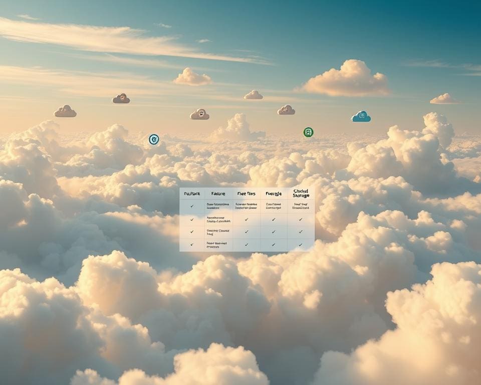 cloud opslag vergelijken