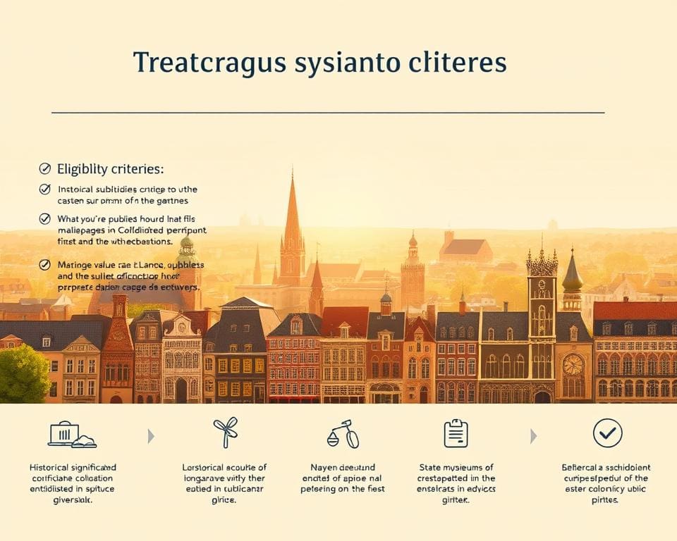 erfgoedsubsidie criteria