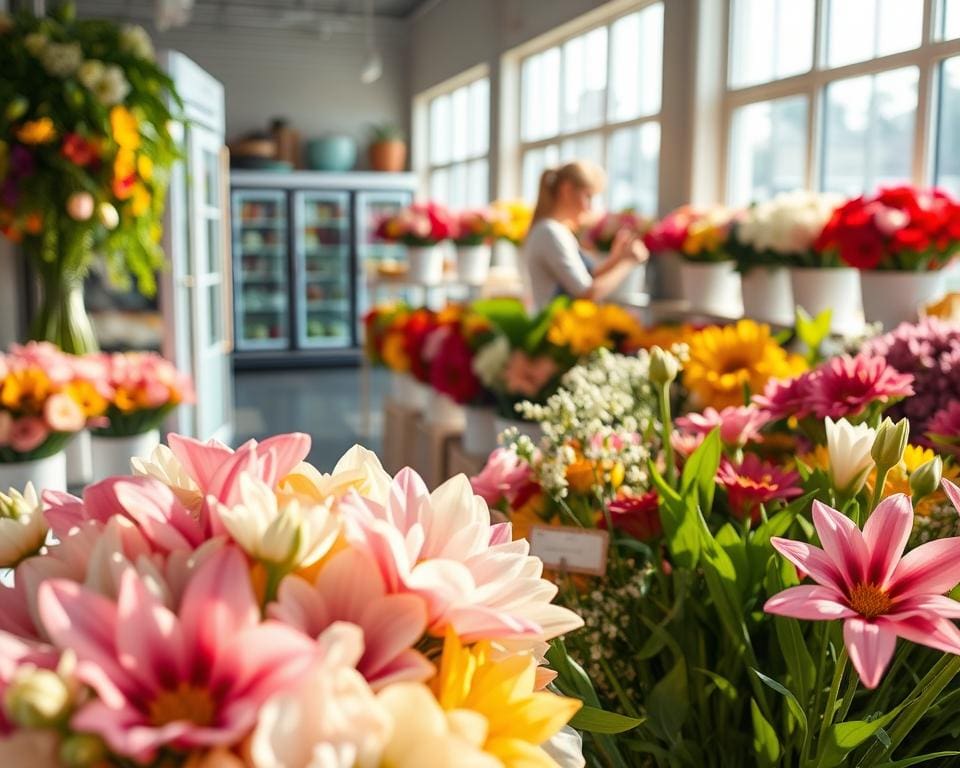 inkoopproces bloemen