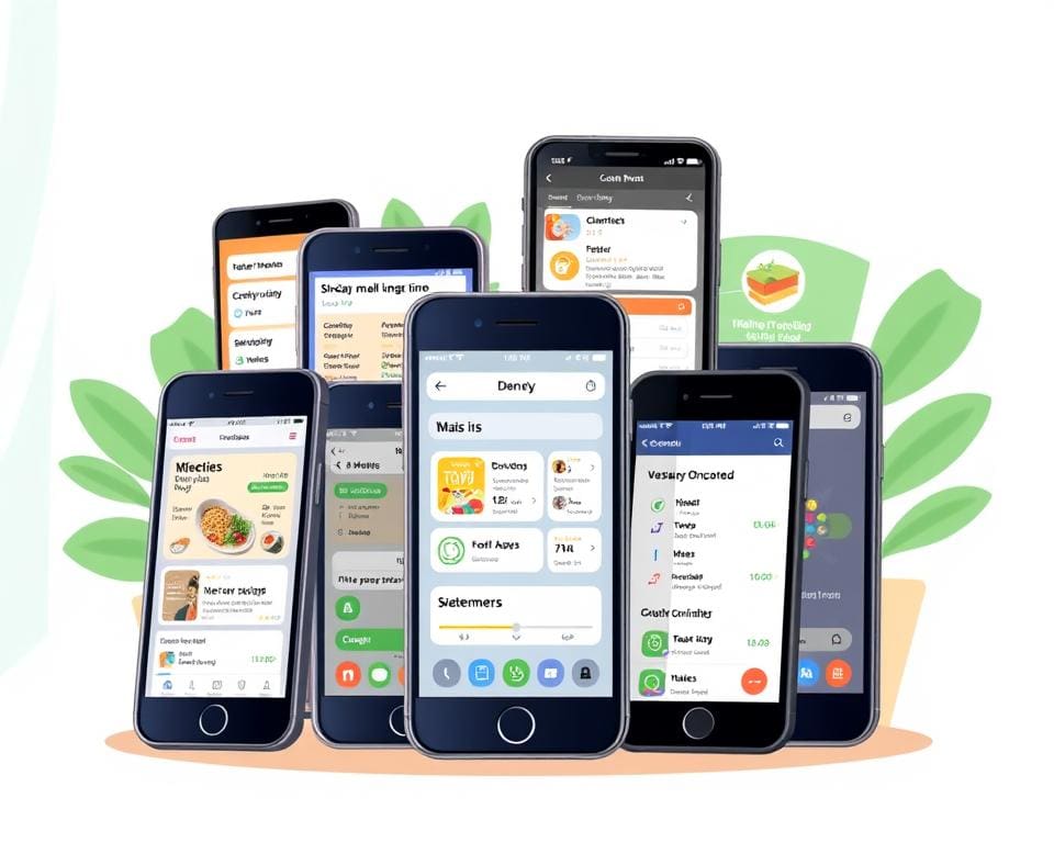 populaire maaltijdplanning apps