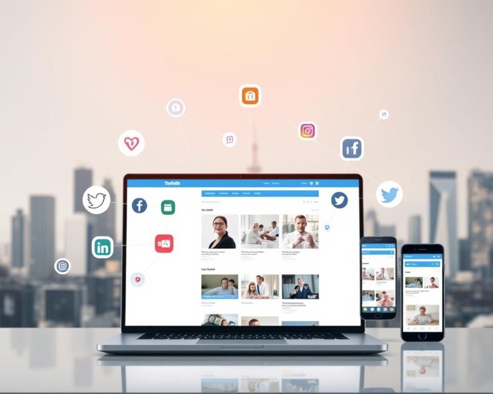 Hoe koppel je je site aan sociale media?