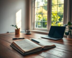 Hoe plan je je week met meer rust?