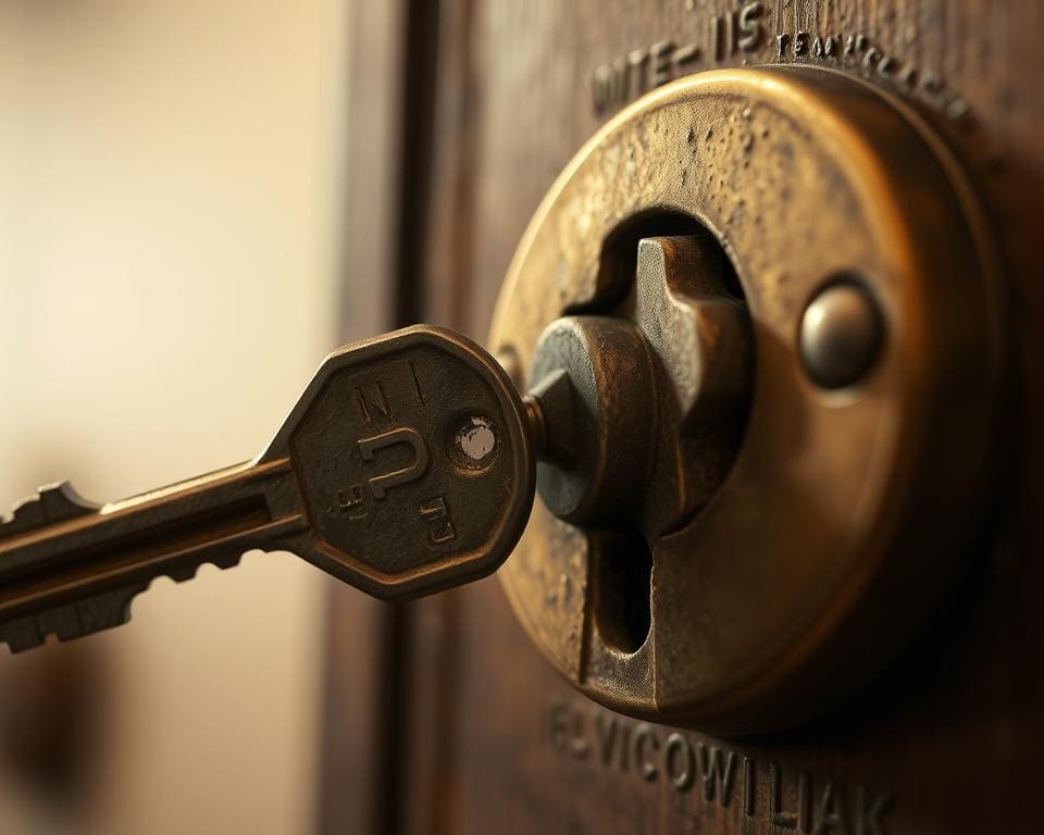 Wat moet je doen bij een afgebroken sleutel in het slot?