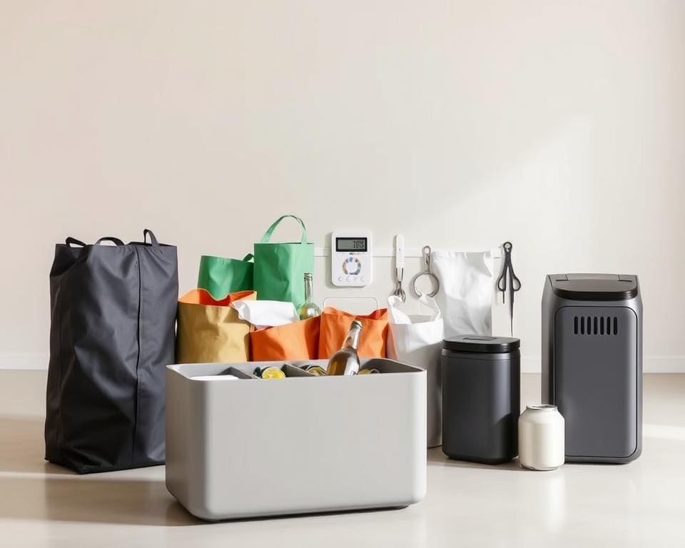 Wat zijn gadgets die helpen bij afvalscheiding?