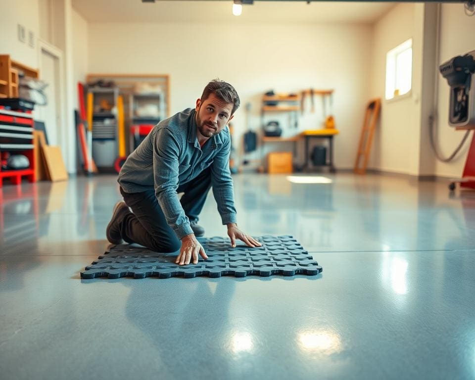 kostenbesparing garagevloer zelf leggen