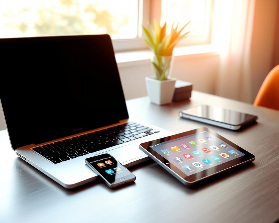 stappen om sociale media links toe te voegen