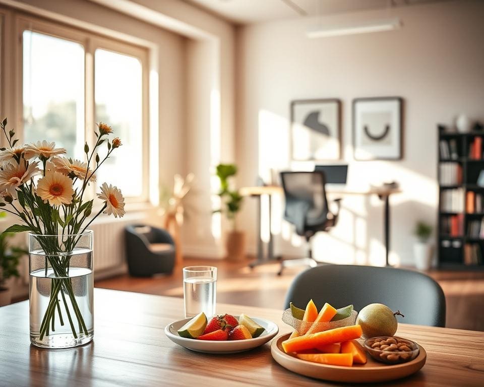 zelfzorg en gezonde voeding op de werkplek