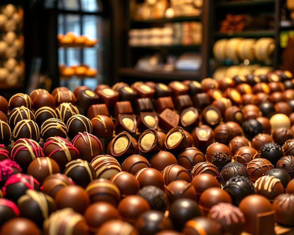 De charme van Belgische chocolade en pralines