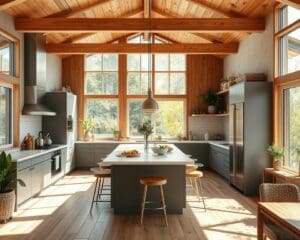 Een keuken die koken en samen eten stimuleert