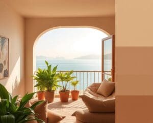 Mediterraan kleurpalet voor rustgevende interieurs