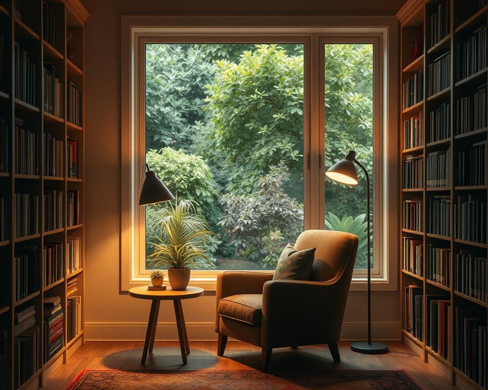 Rustige hoekjes creëren om te lezen en te ontspannen