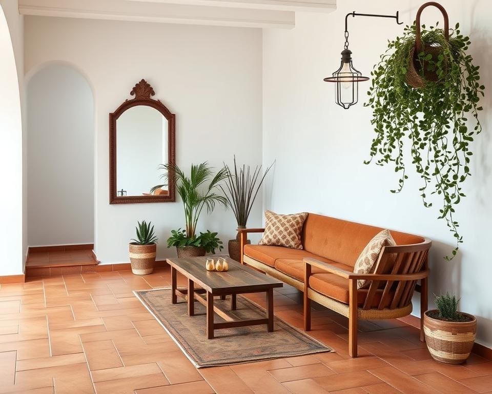 Strakke moderne inrichting met Spaanse accenten