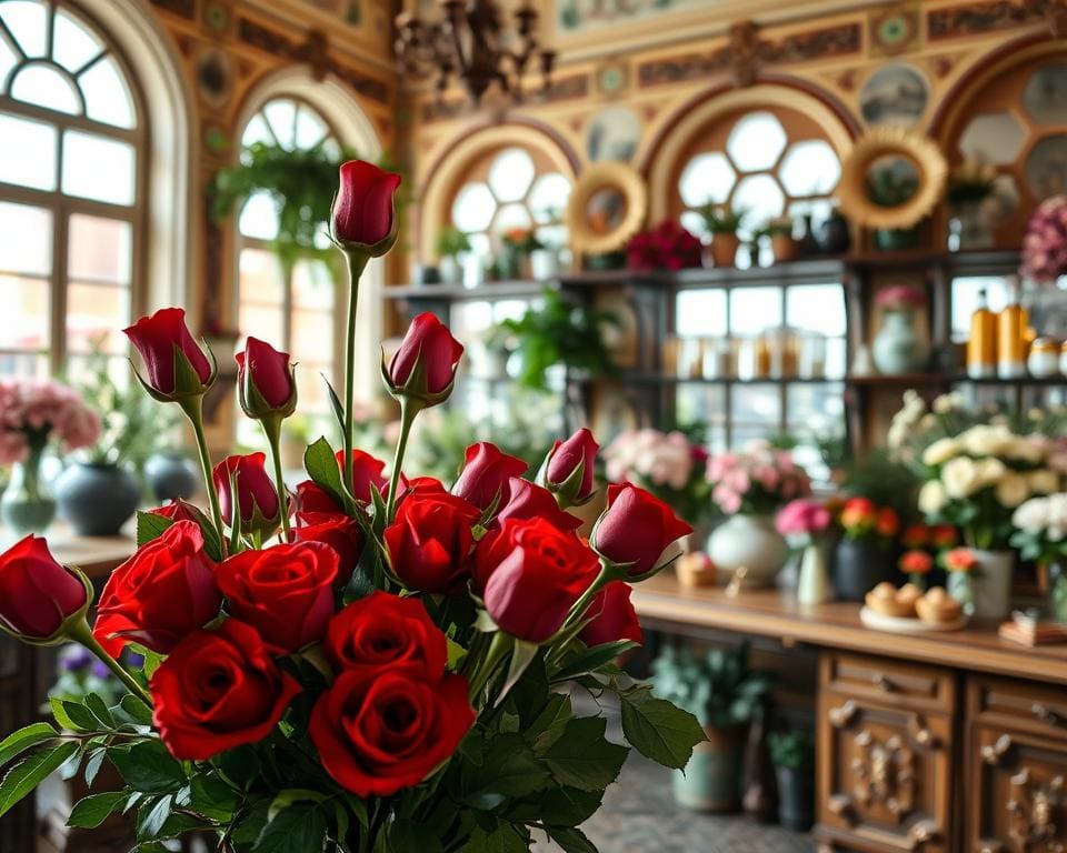 Welke bloemist Utrecht specialiseert zich in romantische rozen?