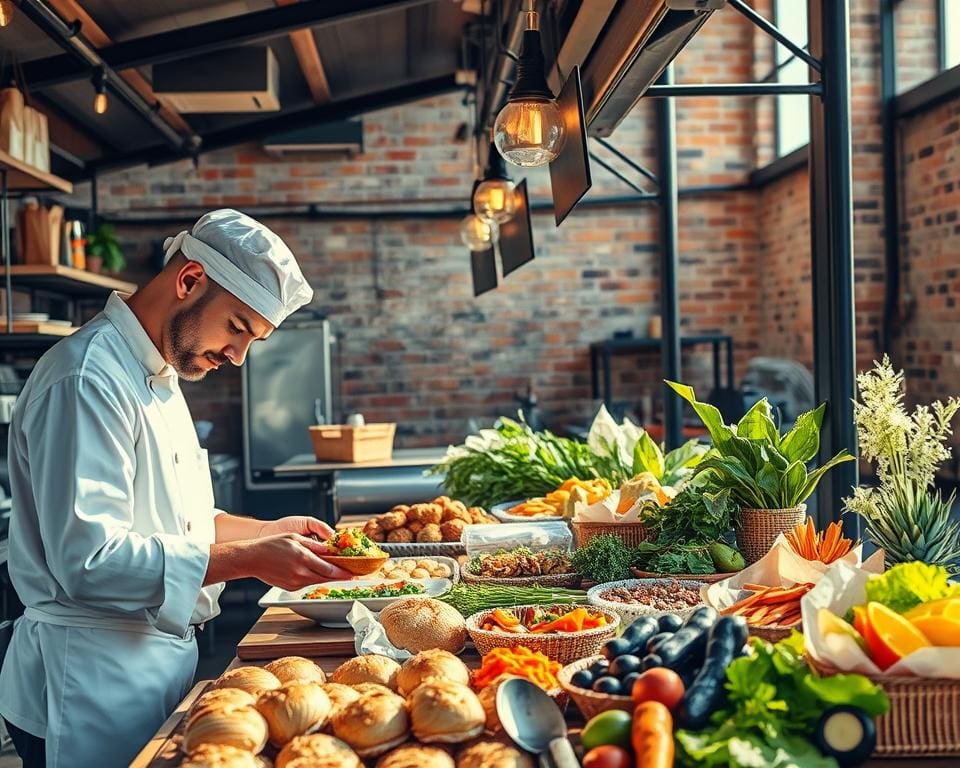 innovatieve kooktechnieken in vegan streetfood