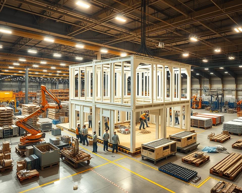 productieproces prefab