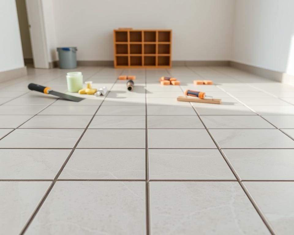 stappenplan tegels leggen