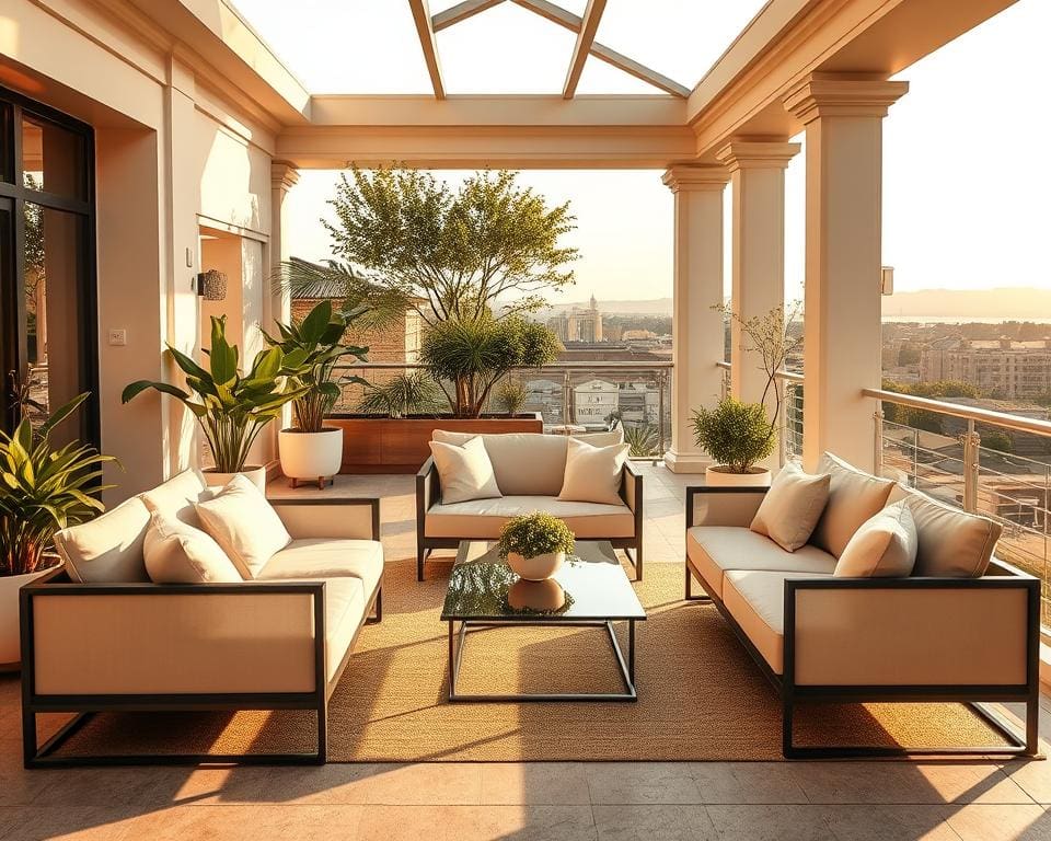 stijlvol loggia meubels