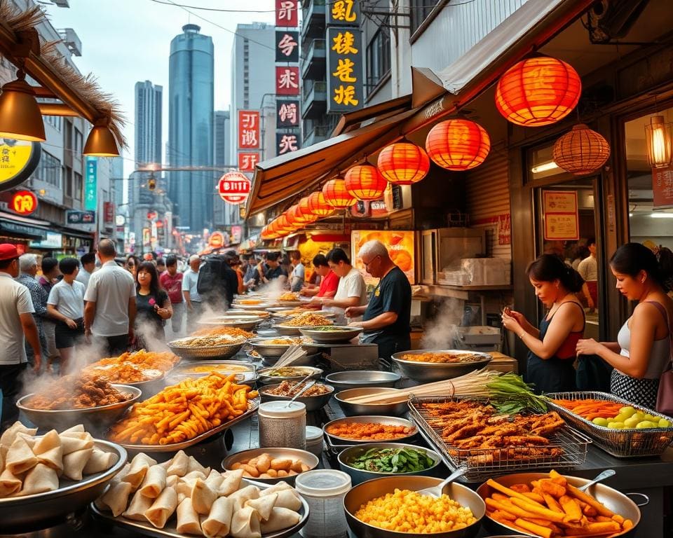 unieke smaken van streetfood in Azië