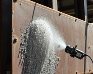 Staal schooperen als roestwerende behandeling bij staalcoatingmn.nl