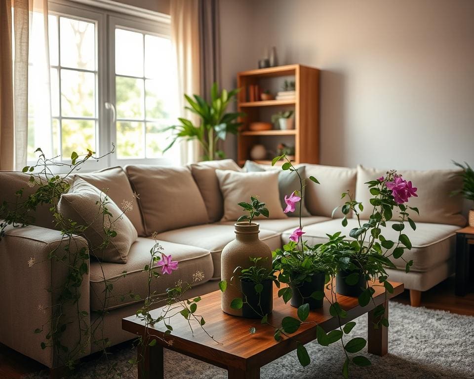 Hoe gebruik je geurende planten bij de zithoek?