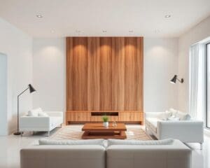 Hoe gebruik je houten elementen als contrast?