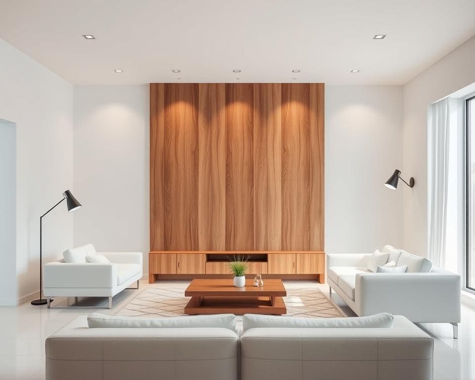 Hoe gebruik je houten elementen als contrast?