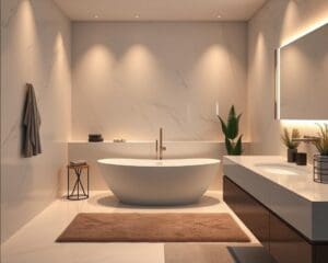 Hoe maak je een badkamer kleiner maar luxueus?