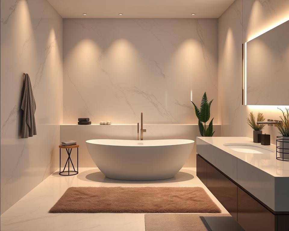 Hoe maak je een badkamer kleiner maar luxueus?