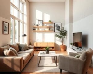 Hoe richt je een kleine woonkamer slim in?