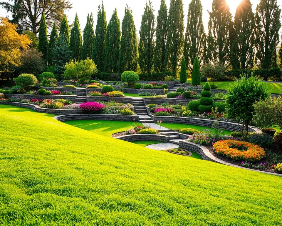 Op welke manier breng je hoogte in de tuin?