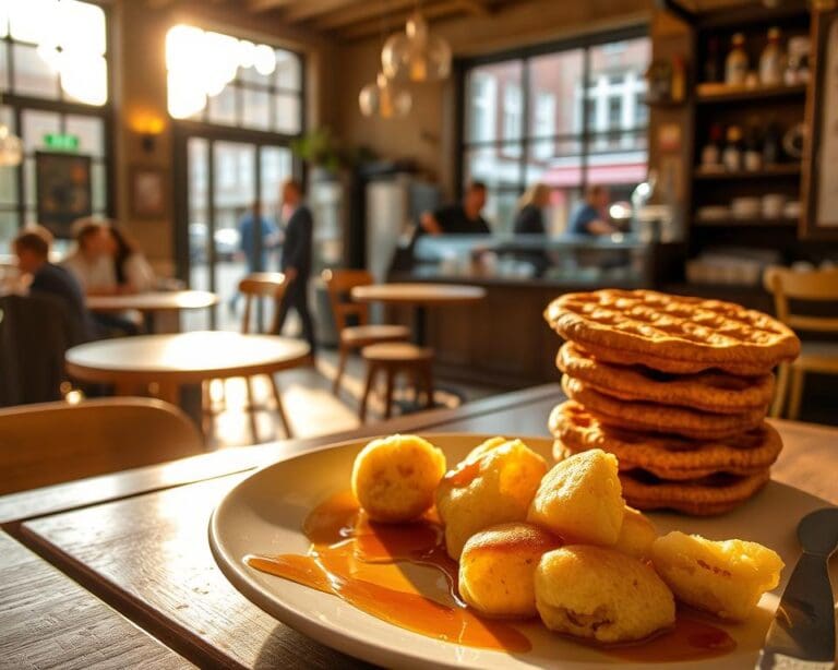 Waar eet je de beste poffertjes en stroopwafels in de stad?