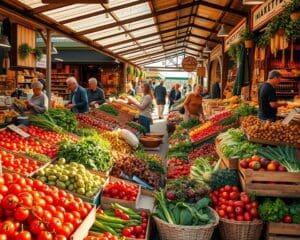 Waar vind je de beste lokale markten voor vers eten?