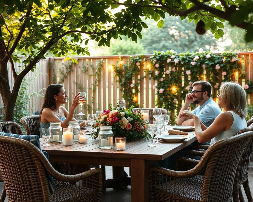 Waarmee maak je buiten eten gezelliger?