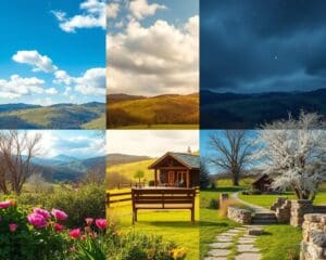 Waarmee maak je buiten leven in elk seizoen?