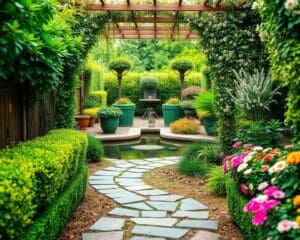 Waarmee maak je een kleine tuin grootser?