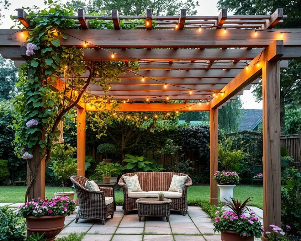Wat maakt een pergola een sfeervol element?