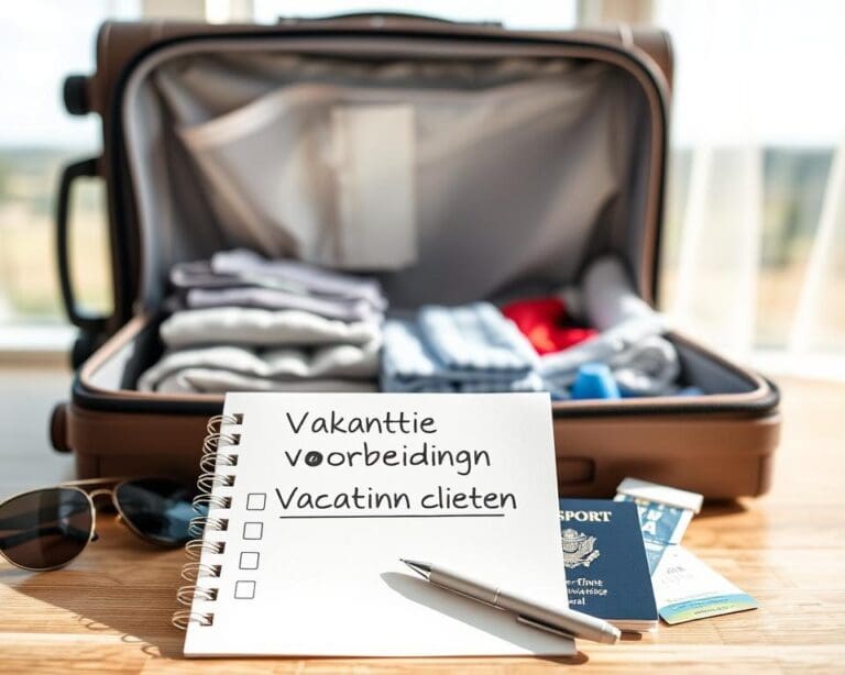 Wat moet je niet vergeten voor vertrek op vakantie?