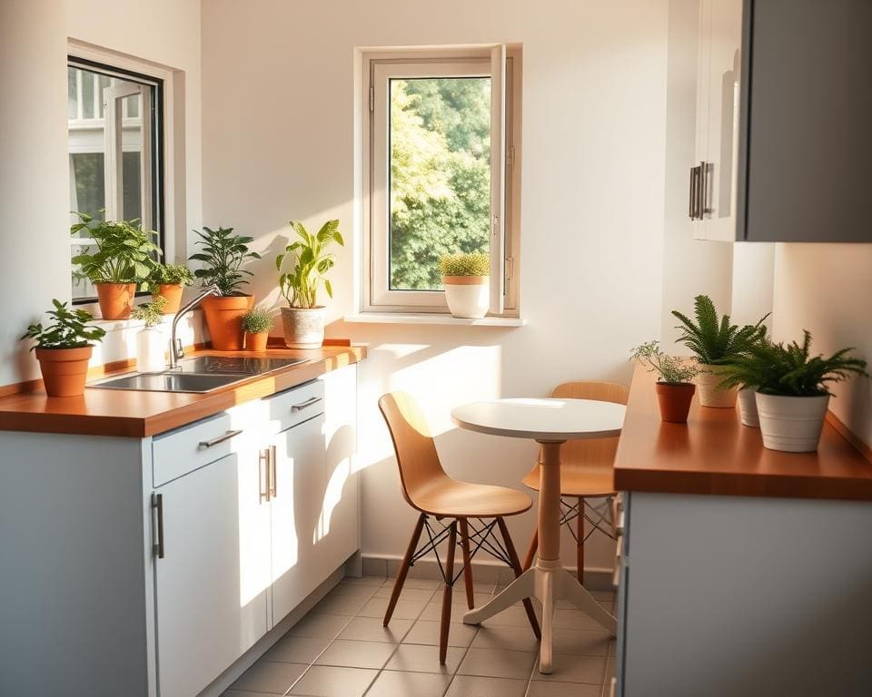 Wat zijn creatieve ideeën voor kleine keukens?