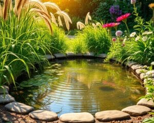 Wat zijn de voordelen van een vijver in de tuin?