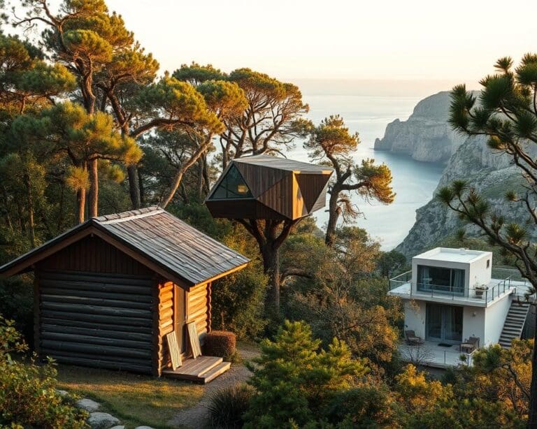 Wat zijn originele plekken om te overnachten in Europa?