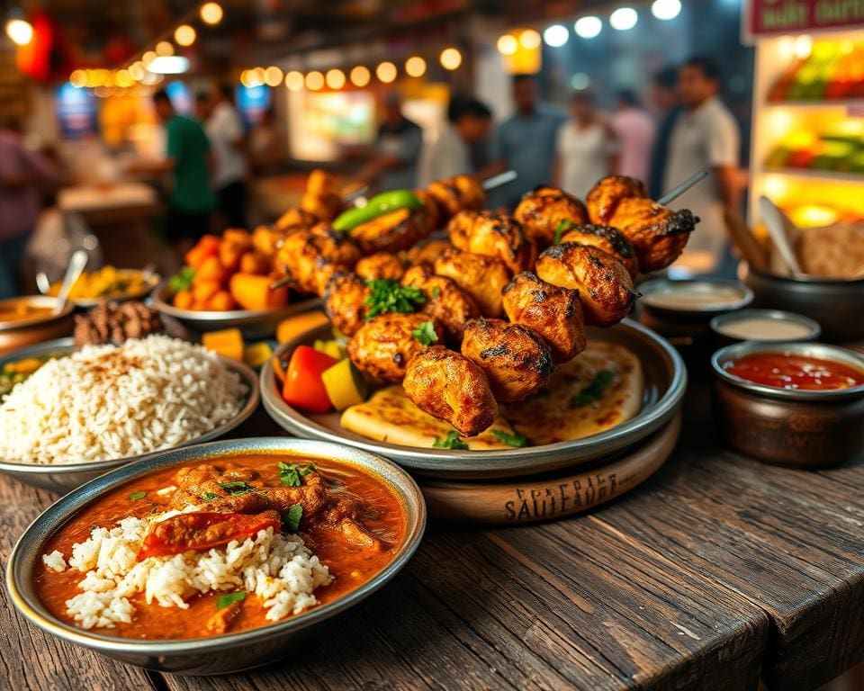 Wat zijn populaire gerechten uit India?