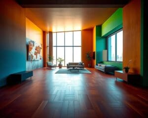 Welke kleuren versterken het gevoel van ruimte?