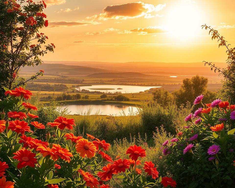 Welke tinten versterken de zomerse sfeer?